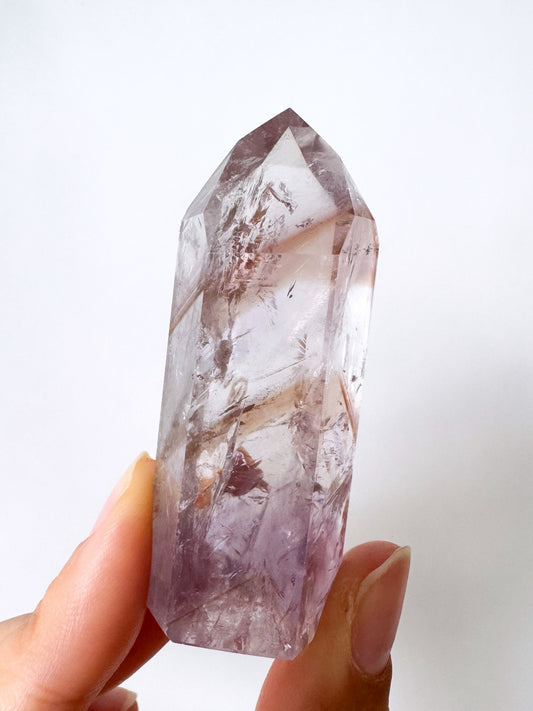 バイーア州産パウエル石ファントムアメジスト① ~Powellite Amethyst~