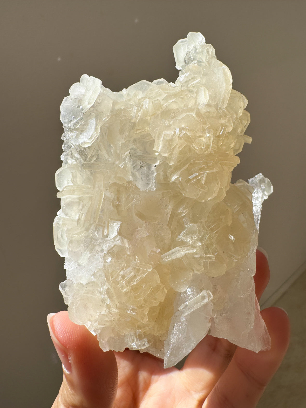 ヤオガンシャン産アポフィライト＆クォーツ② ~Apophyllite & Quartz~