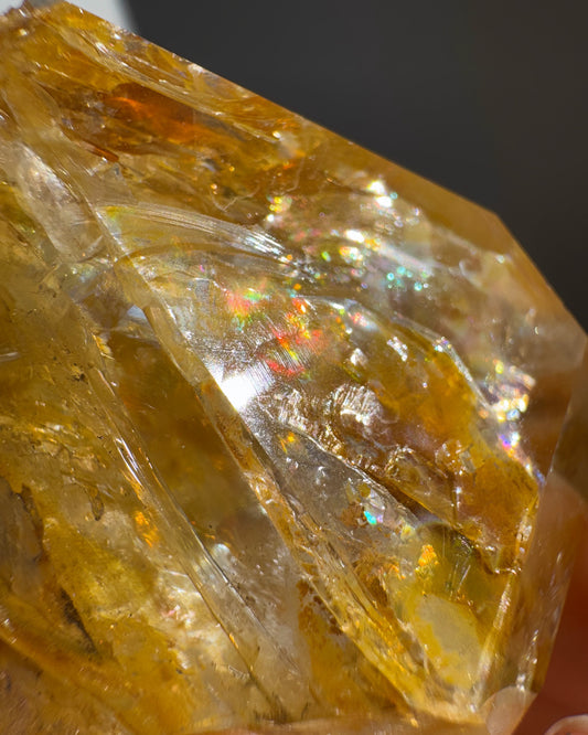 ニューヨーク産ゴールデンヒーラーハーキマーダイヤモンド ~Golden Healer Herkimer~