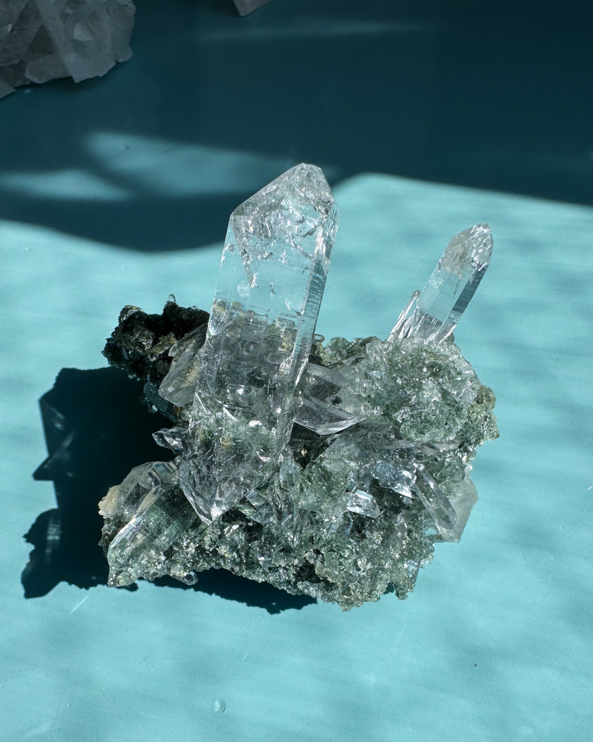 インド・マニハール産グリーンサマディ② ~Himalayan Quartz~