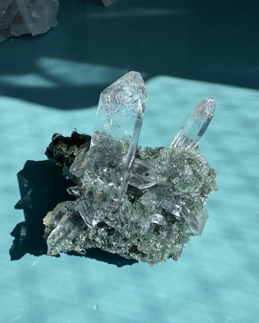 インド・マニハール産グリーンサマディ② ~Himalayan Quartz~