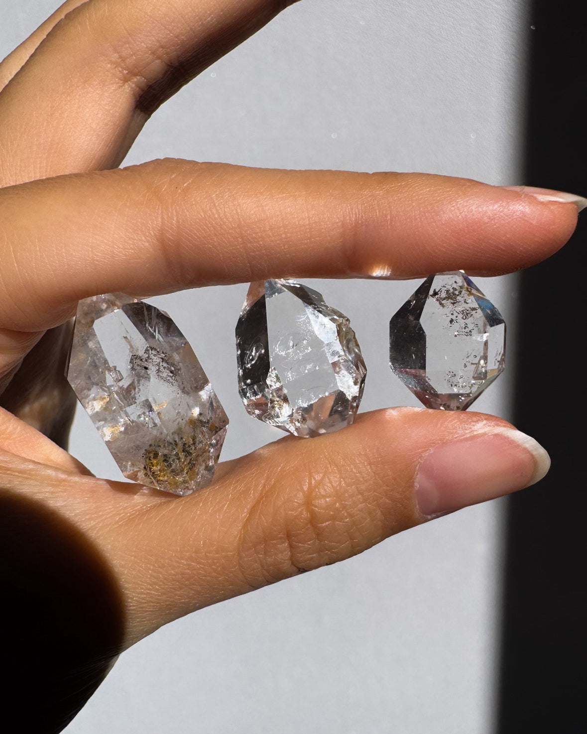 ニューヨーク産ハーキマーダイヤモンドセット ~Herkimer Diamond Minis~