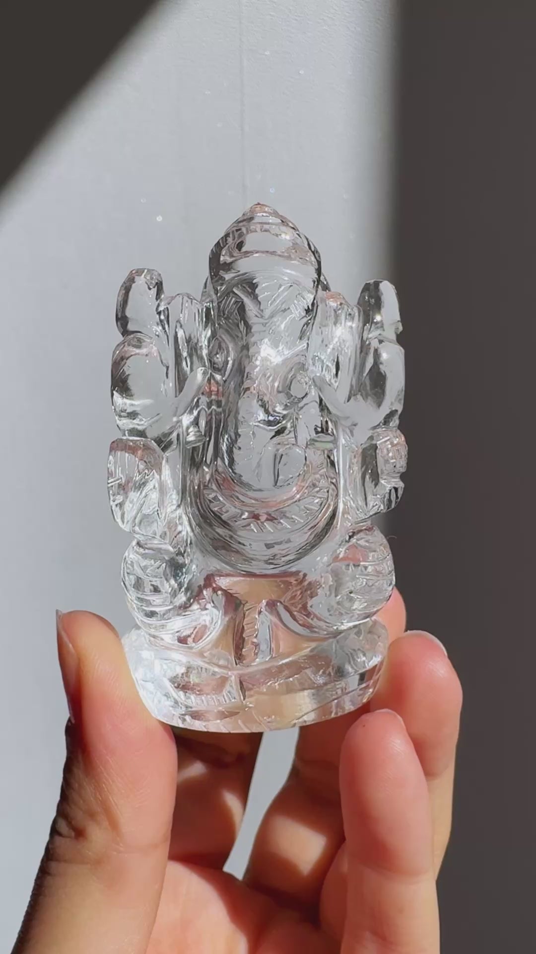 インド・マニハール産ヒマラヤ水晶ガネーシャ ~Himalayan Quartz