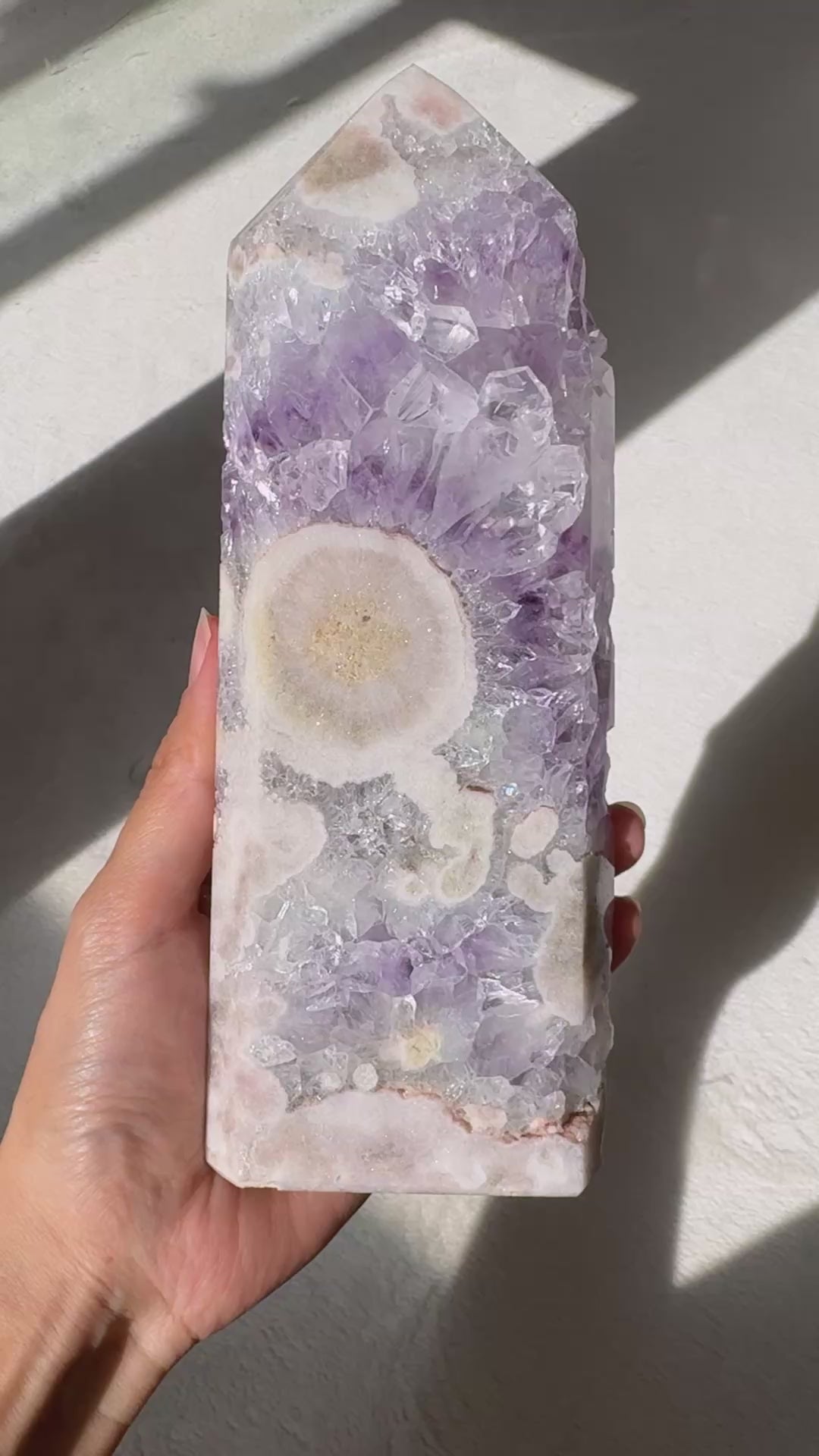 ピンク・パープルアメジストタワー ~Pink & Purple Amethyst